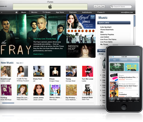 iTunes для iphone 4